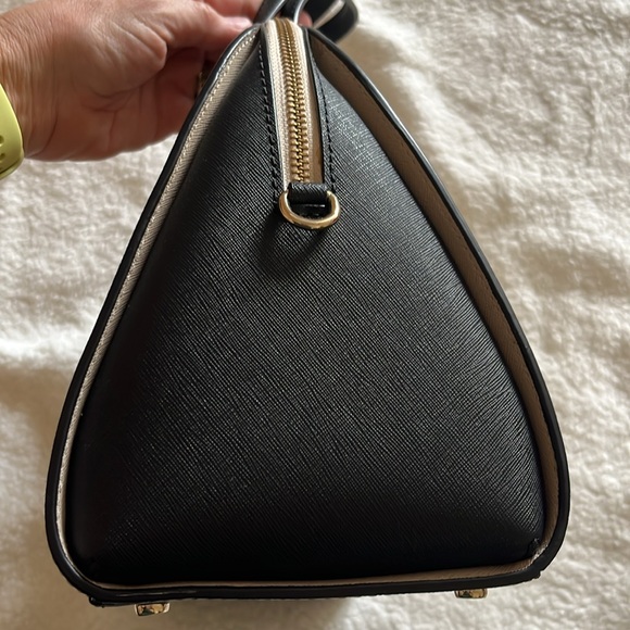 Kate Spade Cream and Black Satchel Dome-Shaped Elegance - Picture 5 of 13